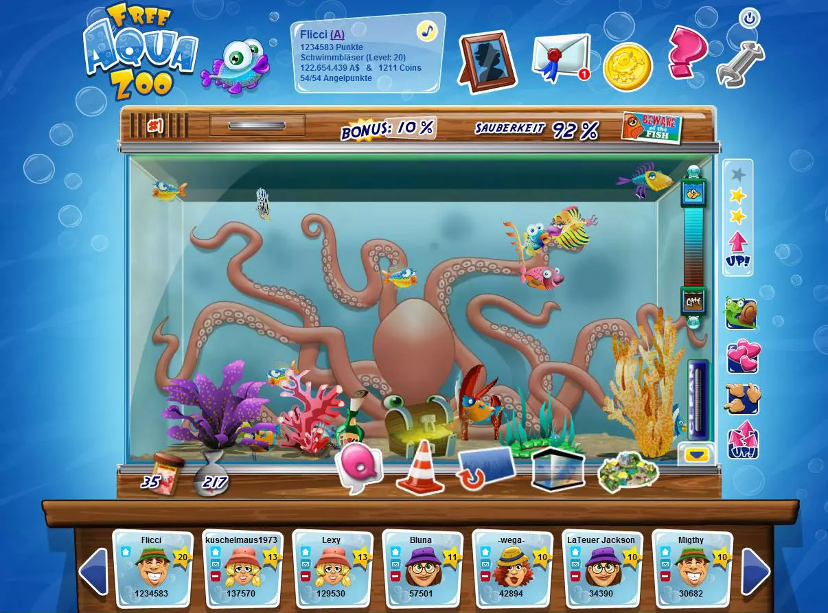 Free Aqua Zoo - Spiele kostenlos das Aquarium Spiel | Upjers.com - Der ...