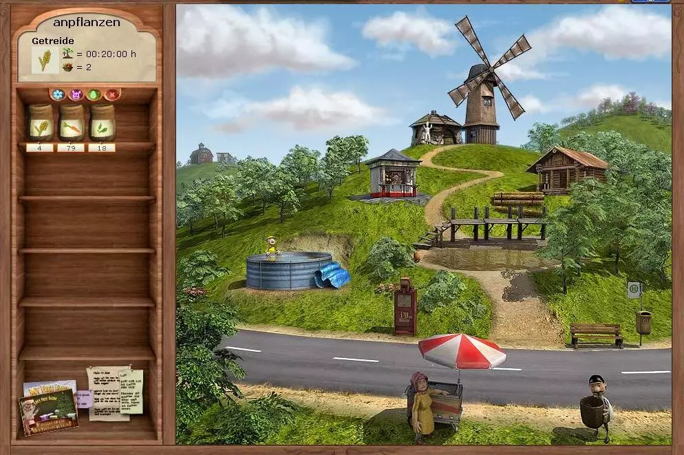 Wenn ihr nun die Mühle im My Farm Game anklickt, werdet ihr gefragt, ob ihr eure Waren abholen möchtet.